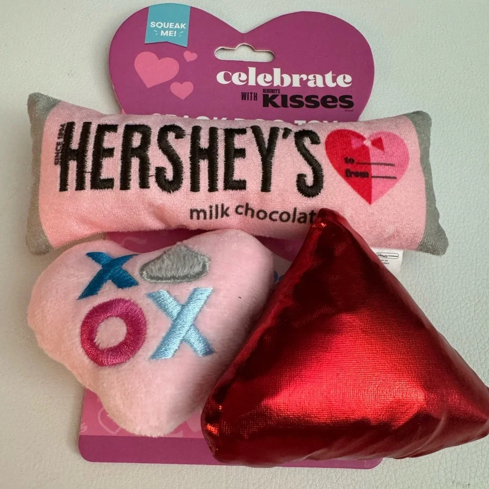 Hersheys 3 pack dog toys